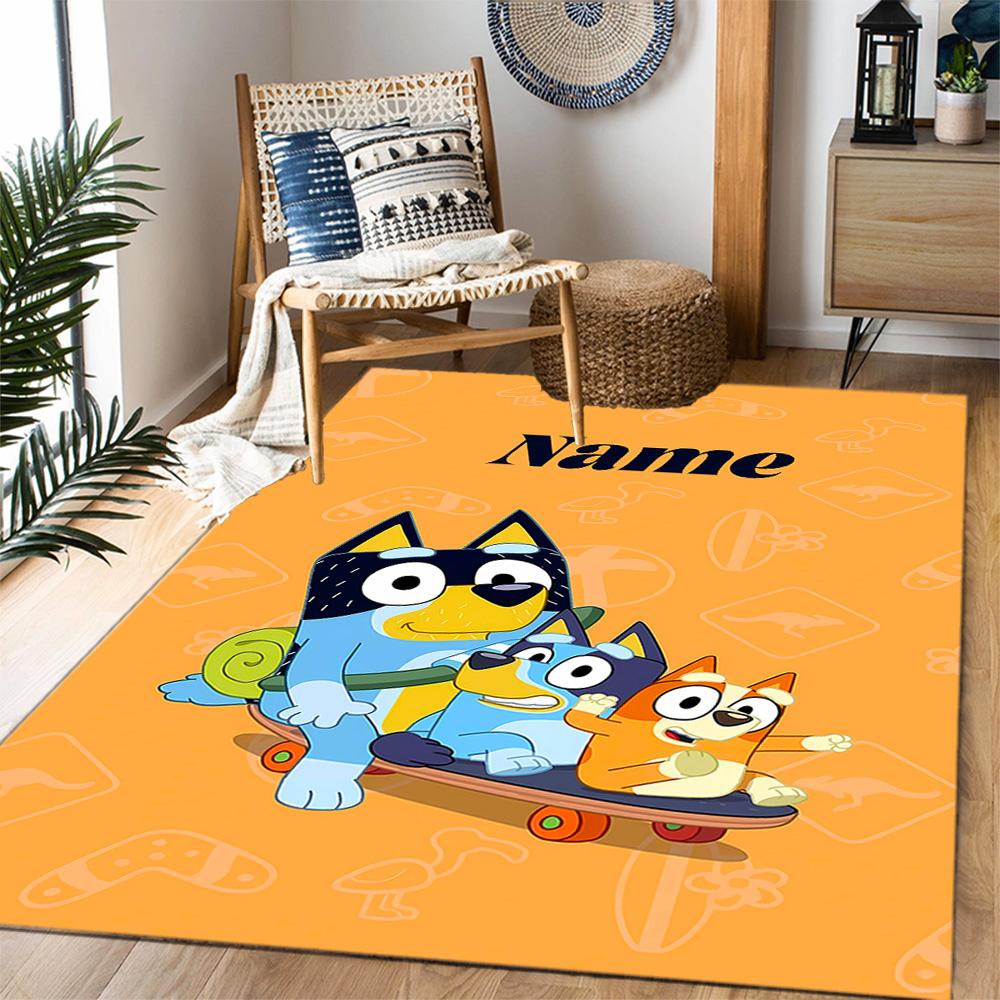 Gumball Darwin Adventure Customize Your Name Floor Rug Office Rug Suitable for Bedrooms Outdoor Hallway Playrooms Antislip Carpet Anime Office Decor