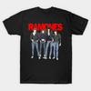 T-shirt da uomo nera stampata Ramones Stampa su carta transfer senza taglio Maglietta in cotone