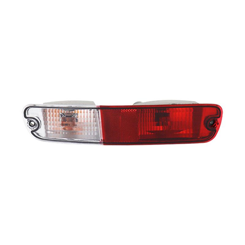For Mitsubishi Pajero Montero V73 V75 V77 2003-2007 Car Rear Bumper Light Tail Signal Warning Reflector Lamp Red Lens With Bulbs