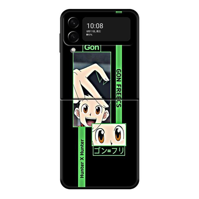 

Чехол для телефона Hunter × Hunter Gon Freecss для Samsung Galaxy Z Flip 4 Z Flip3 5g, твердый чехол с откидной крышкой для Galaxy Z Samsung Z Flip3 5G
