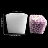 Geometry Honeycomb Candle Silicone Mold Square Beehive Soap Resin Plaster Mould Flower Cylinder Making Home Decor Gift