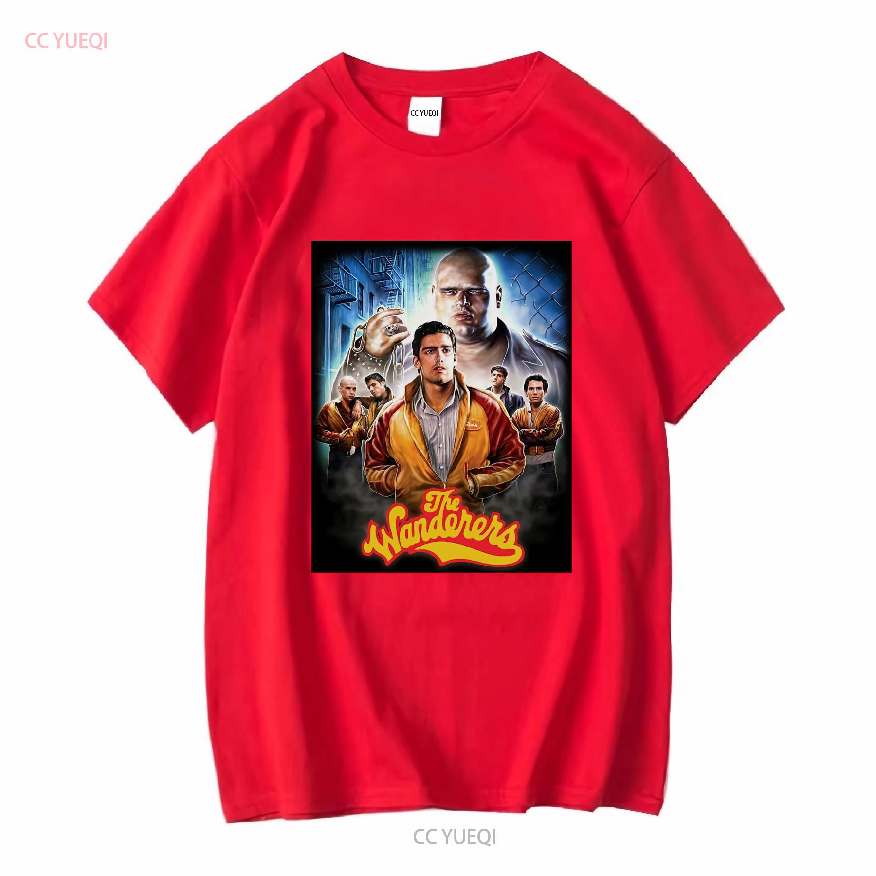 The Wanderers 1979 Movie Poster T Shirt vintage Washed Comfortable homme streetwear fashion Casual designer clothes Stretched S