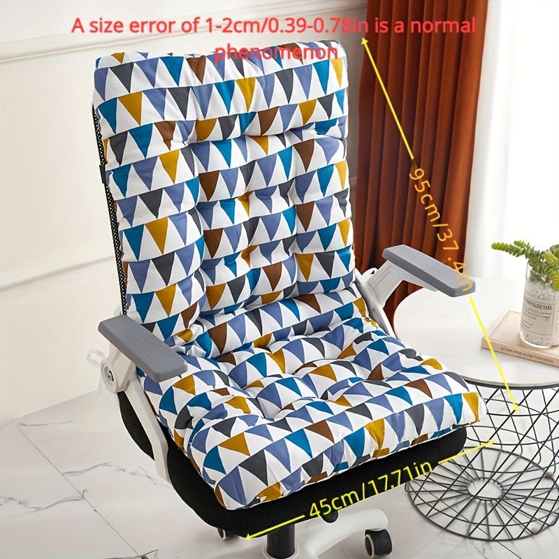 Ergonomic Office Chair Cushion with Integrated Back Support - Featuring a Casual Pattern, Thick And Comfortable Seat Padding