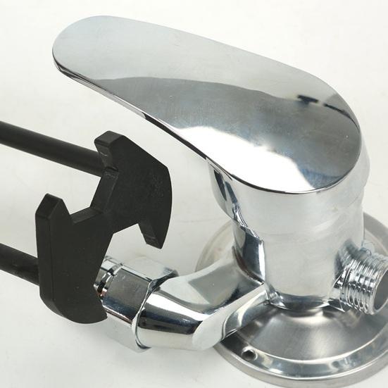 1/2Pcs Multifunctional Sink Wrench 360-Degree Rotation Plumbing Tool with 7 Snaps Faucet Nuts Universal Kitchen Bathroom Wrench