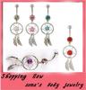 Trendy Belly Button Rings Dream Catcher Piercing Navel Fashion Women Helix Piercing Umbigo Ombligo Se