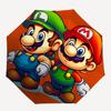1pc Mario Luigi Automatic Open/close Folding Portable Umbrella with 8-Rib Structure for Women/Men, All-Season Use  a0901151