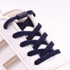 New 1Pair/3Pair Metal Lock Shoe Laces for Sneakers Elastic Stretch No Tie Shoelaces Casual Shoes Running Shoes
