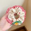 Korean Style Spring/Summer Floral Intestine Hair Scrunchie for Women – Elegant Ponytail Tie and Mori Girl Accessory.