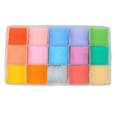 Ideastore Chirimen Stoffreste für Tsumami Zaiku 14 10 Blatt 140 Stück Basteln, Farben, Jeweils, (Bunt)