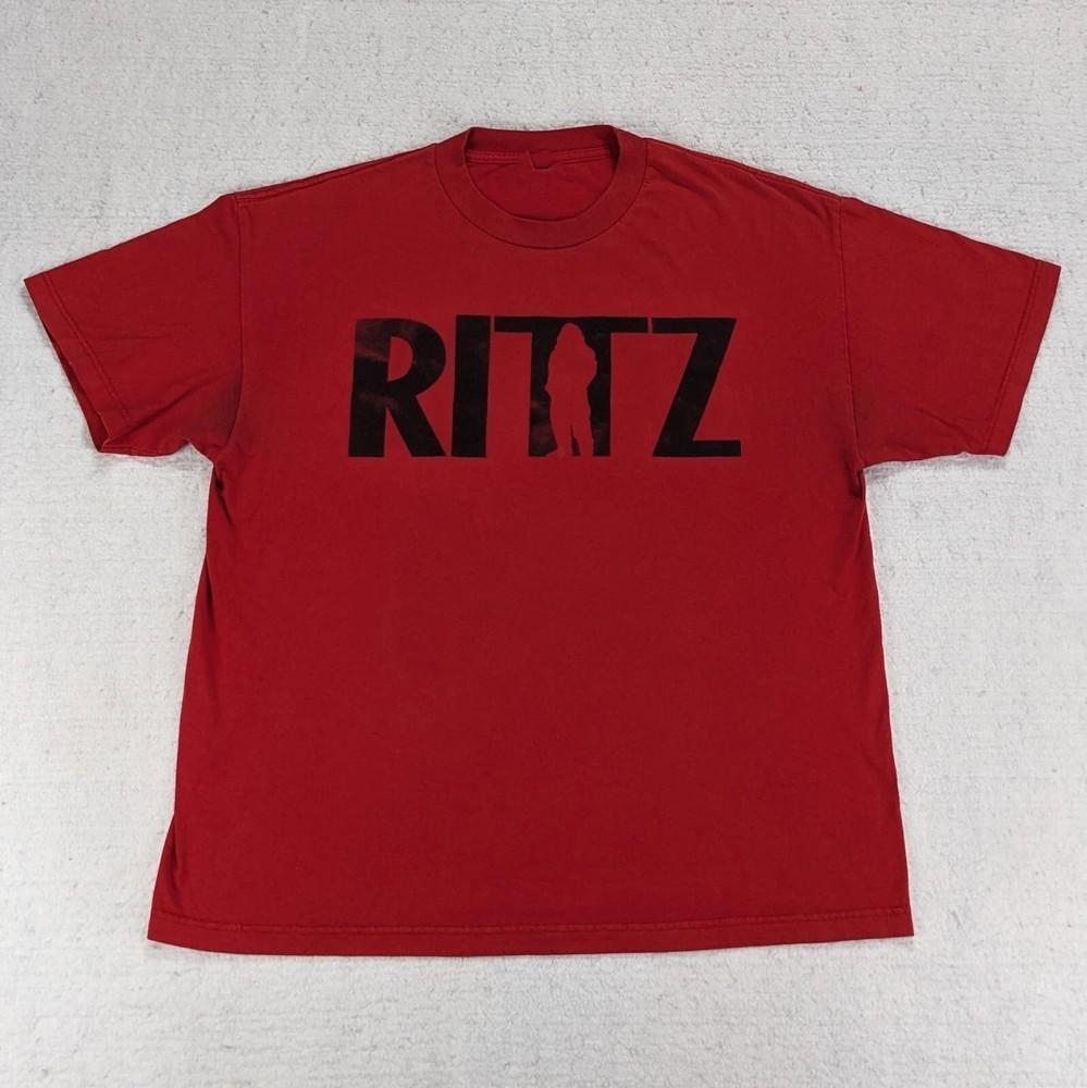 

RARE Rittz Strange Music Rap T-Shirt Red Color Short Sleeve CM318 Unisex T-Shirt XXL