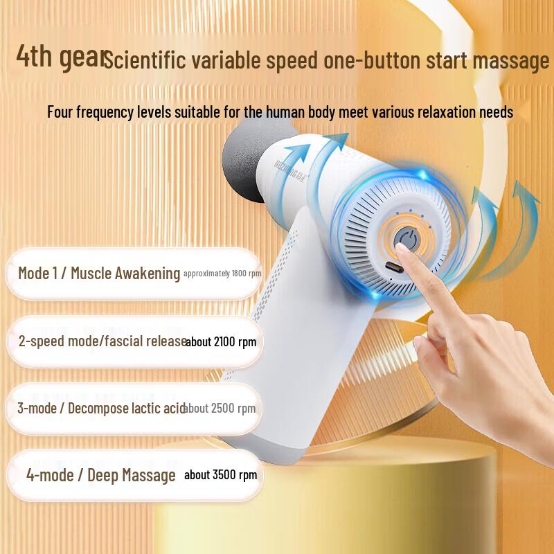 HEZHENG Percussion Massage Gun CN plug (adapter included)