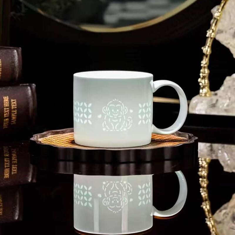 Yuzhuxun Zodiac Monkey Ceramic Tea & Coffee Mug