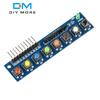 8 Independent Key Button Touch Button Module 3.3-5V with LED Indicator Keyboard Module for Arduino ARM Raspberry Pi