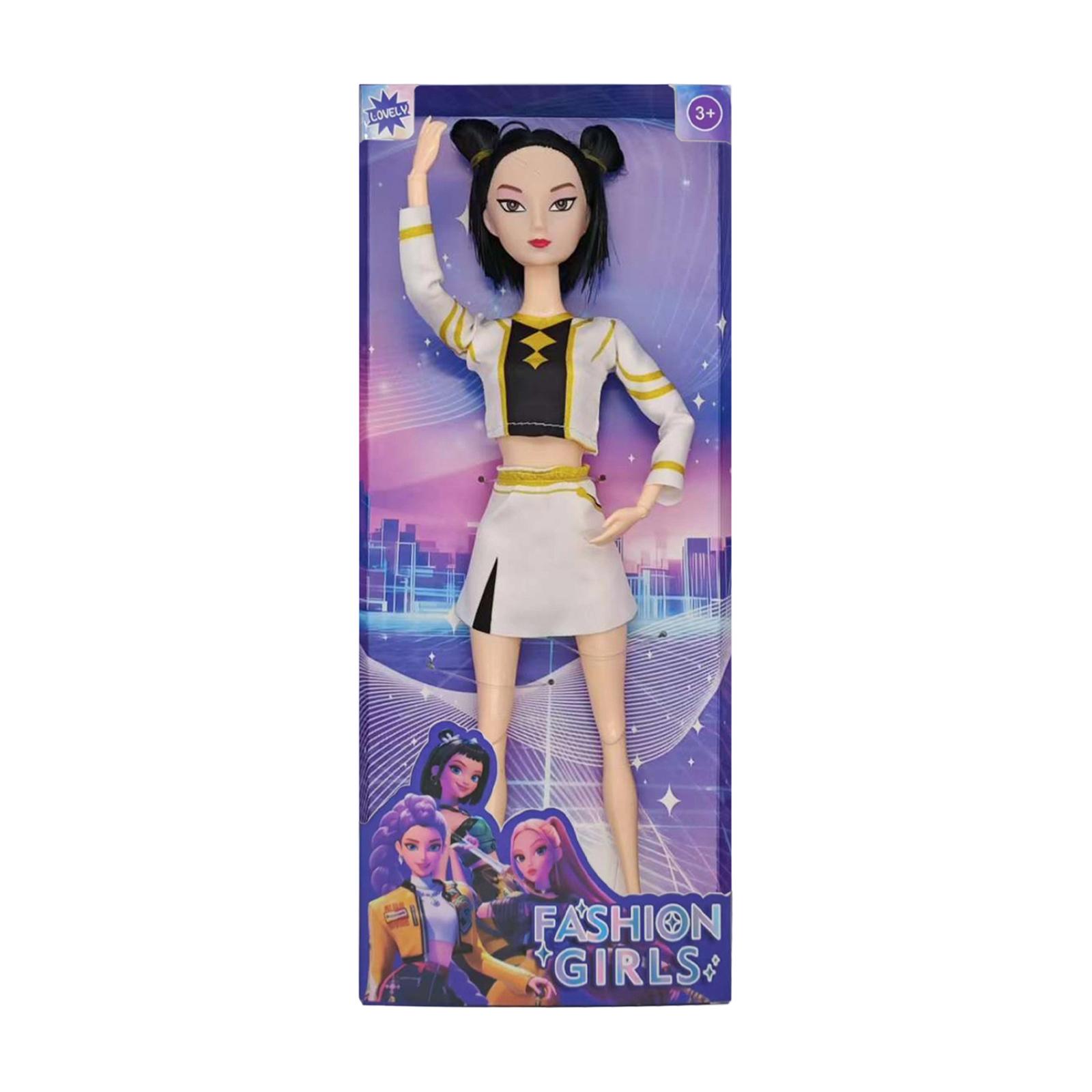 

Fashionable Plastic Doll Figures Collection With Unique Stylish Outfits And Colorful Hairstyles Perfect Gift For Kids To And Creat One Size