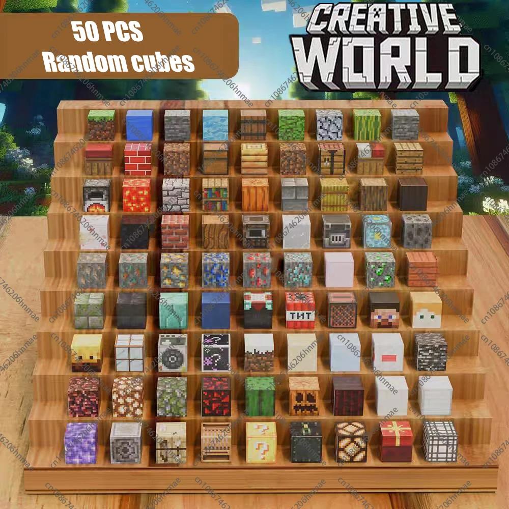Magnetic Building Blocks Mine World Magnetic Base Plate Variety Baseplates Match DIY For Kids Set Magnet Cube Sensory Toys Gift