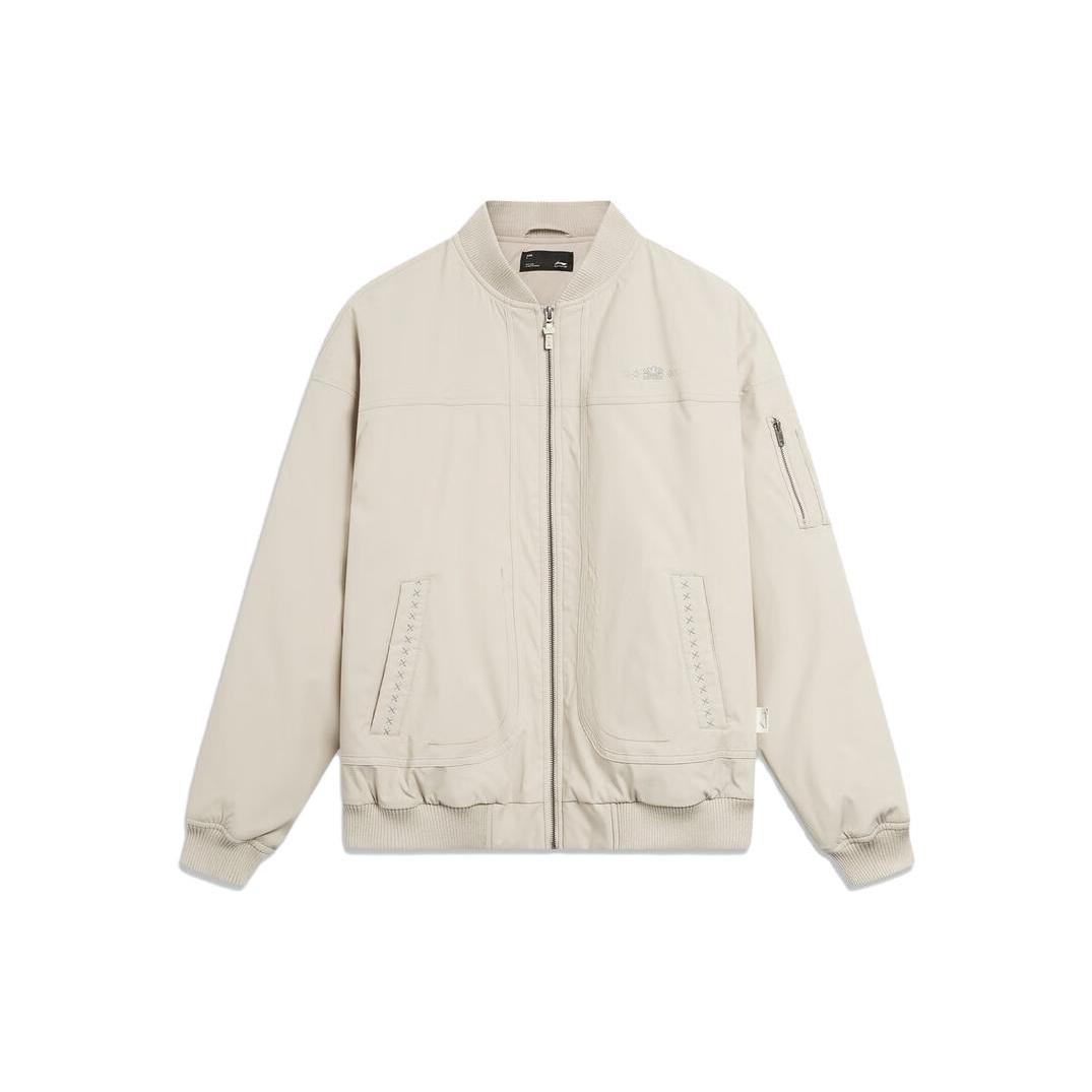 Li-Ning Chinese Culture Bomber Jacket  Beige  Men s AJMT095-1 XL