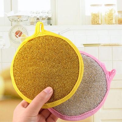 3/10 Stück Doppelseitiger Spülschwamm Spülbürste für Pfanne Topf Geschirrspülschwämme Haushaltsreinigung Wiederverwendbares Küchenwerkzeug