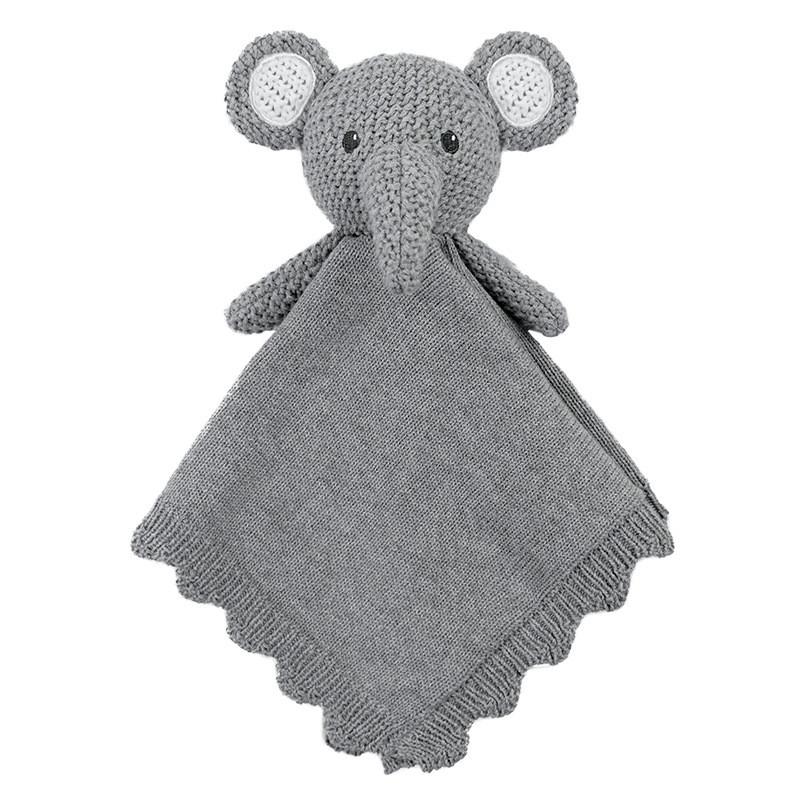 

Baby Animal Plush Toy With Pp Cotton Fill For Comfort And Teething сірий колір