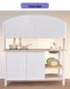 Wooden Play Kitchen Set for Kids: Pretend Cooking Toys for Boys and Girls