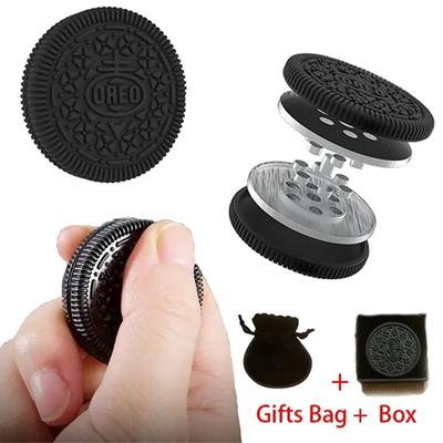 Fidget Coin Metal Spinner Dekompresní hračky EDC Haptic Spin Simulation Cookies Sounding Noise Office Dospělé děti PPB dárek