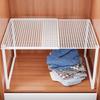 Retractable Wardrobe & Cabinet Organizer: Space-Saving Pull-Out Partition for Clothes & Shoes