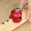 Vertical Drill Guide 3-10mm Aluminum 90 Degree Straight Hole Drilling Positioner Pocket Hole Jig with 8 Steel Drill Bushings
