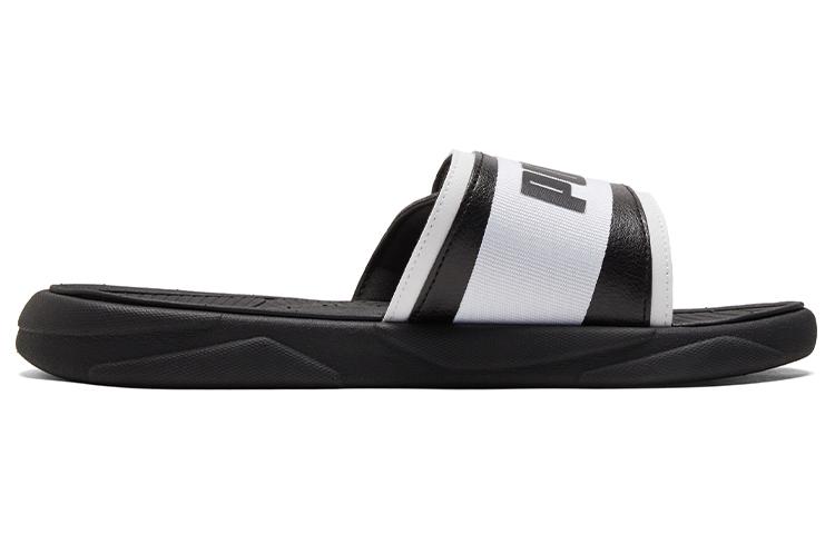 Men's Slippers PUMA Royalcat Sports Slippers Unisex Black White