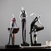 Modern Golf Character Resin Figurines Decoration Items Home Room Desktop Sculpture Crafts Office Study Table Statue Accessories