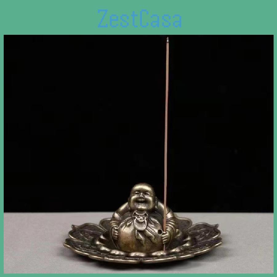 Retro Seat Maitreya Buddha Incense Line Incense Burner Home Incense Tray Indoor Incense Plate Incense Burner