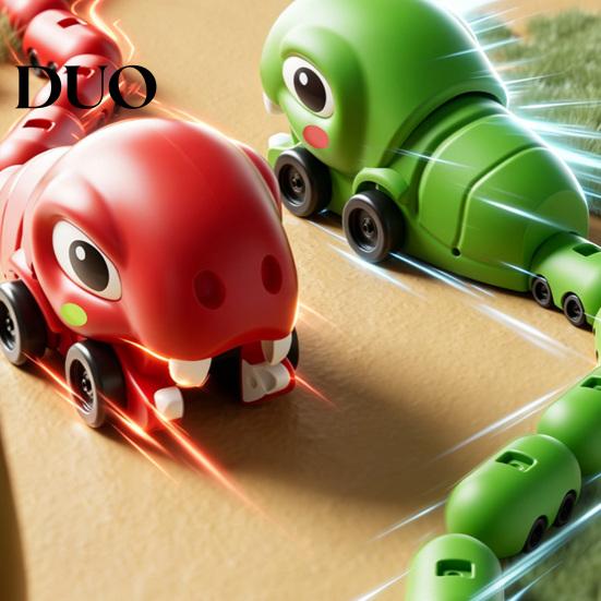 Magnetic Snake Toy RC Game Toy, Electric Remote Control Eating Itself Interactive Electronic Parent-Child Competitive Race Car for Boys Girls
