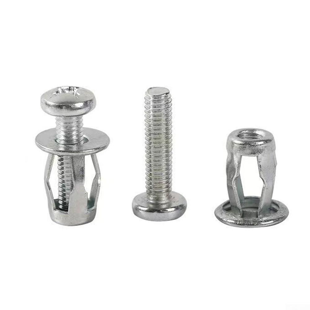 Fixed Installation Expansion Nut Petal Nuts Screw Silver Finish