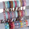 Trendy Woven Rope Drawstring Plaid Bracelet for Women
