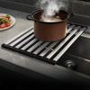 1PC Stainless Steel Foldable Drain Shelf Kitchen Dishes and Chopsticks Silicone Storage Shelf