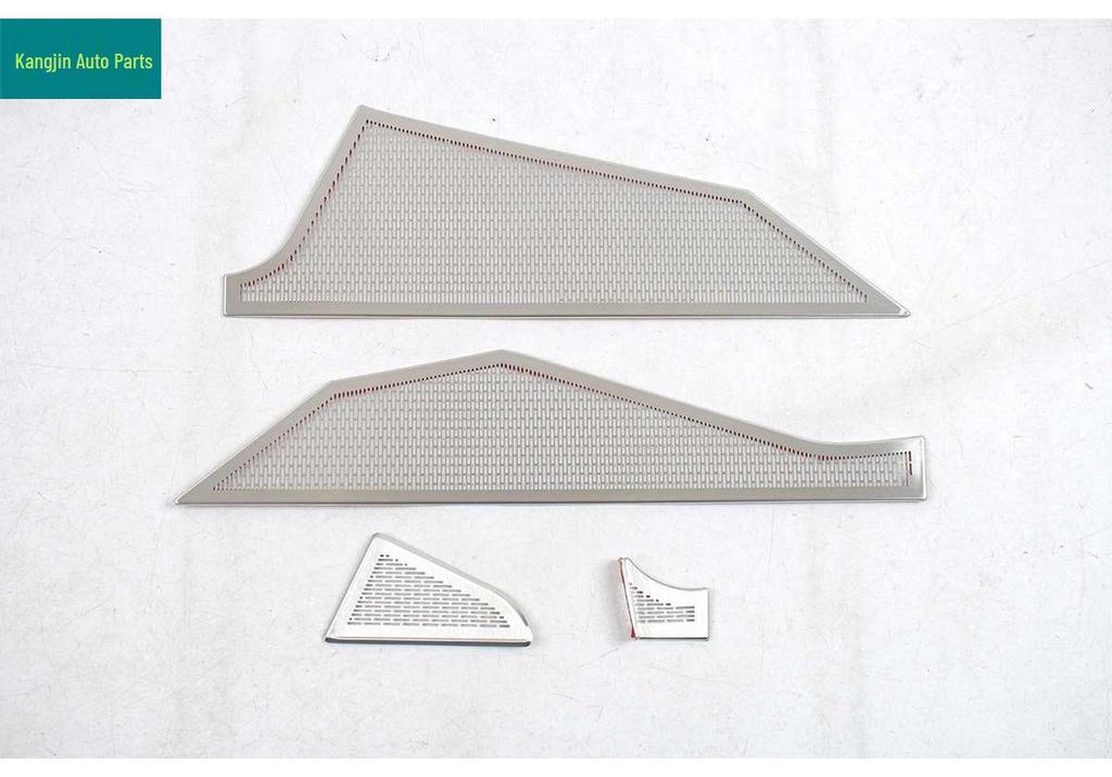Silver Stainless Steel Center Console Air Vent Cover for BAIC ARCFOX Alpha T1 26 Dustproof Speaker Modification