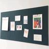 Grooved Felt Wall Sticker Stripes - No-Drill Decorative Panel for Classroom & Living Room.