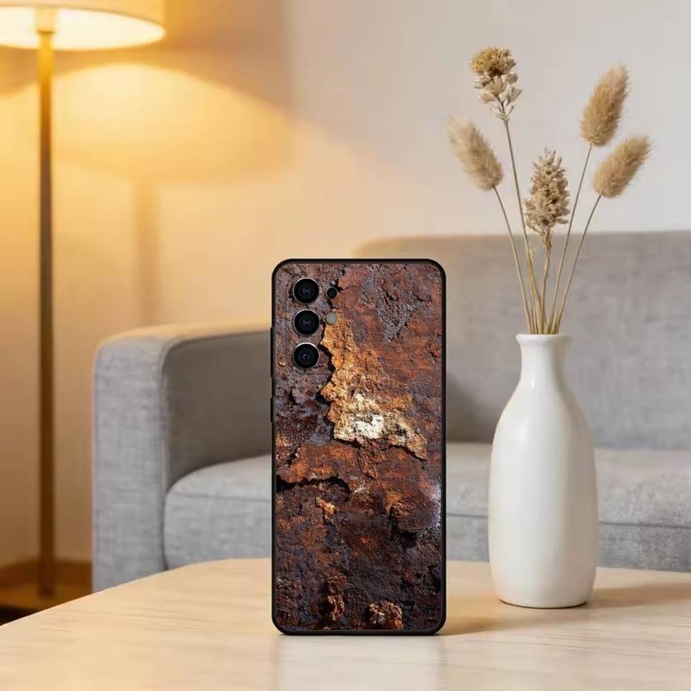 R-Retro I-Industrial R-Rusty Phone Case For Samsung S25,S24,S21,S22,S23,S30,Ultra,S20,Plus,Fe,Lite,Note,10,Black Cover