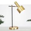 Modern Gold Creative Art Deco Table Lamp Glass Desk Lamp Study/Bedside Table Lighting E27 Milky Round Ball Shade Table  ZM109