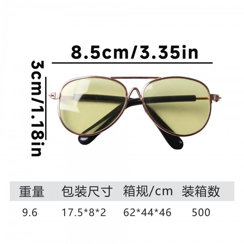 Pet Sunglasses Cats Dogs - Cute Cartoon Style Goggles Plastic Accessories In Multiple Colors Frames