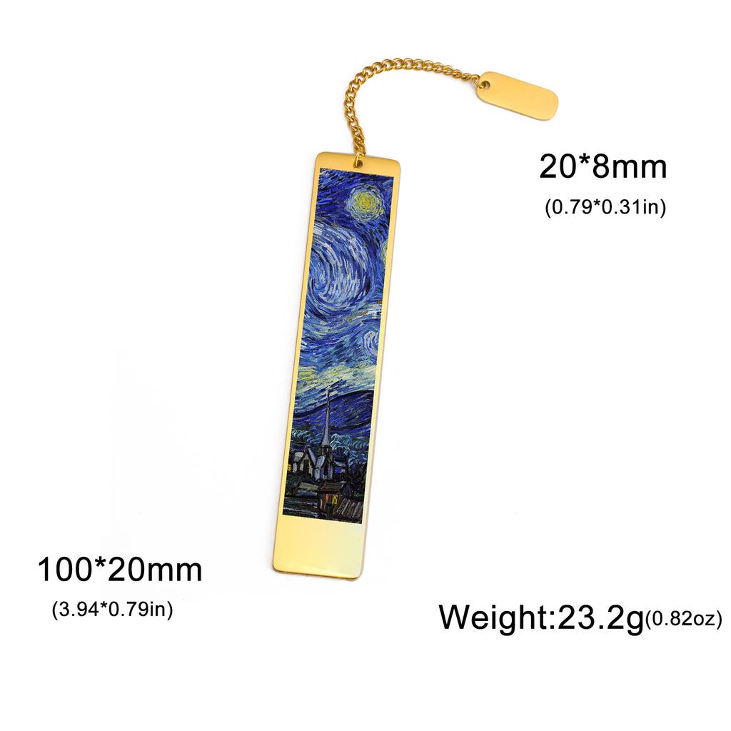 Exquisite Flower Star Sky Metal Bookmark Stainless Steel Jesus Bookmark Reading Accessory Study Stationery Valentine's Day Gifts