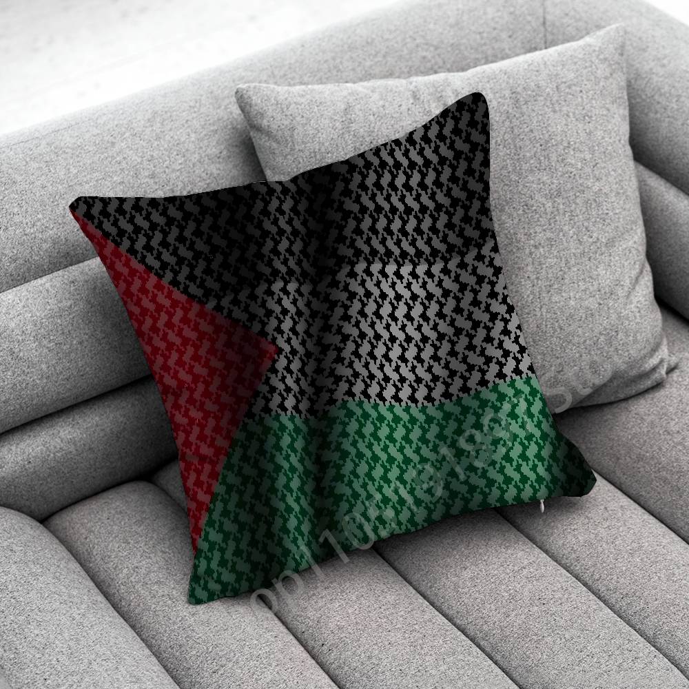 Watermelon P-PalestineS-F-Flagjpg Throw Pillow Case For 55x55cm 40x40cm 45x45cm 50x50cm 30x30cm Square Office Pillowship Cover