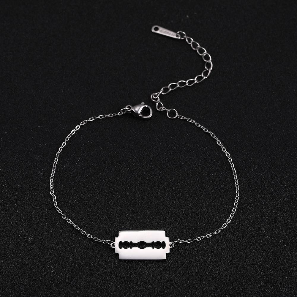 Plane Charm Bracelet Stainless Steel Aircraft Airplane Adjustable Chain Bracelets On Hand Pulsera Jewelry Gift for Women