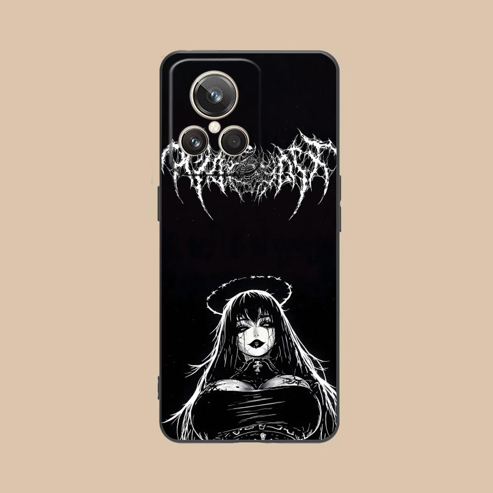 

Terror Gothic Art Mobile Phone Case for Realme 15 14 13 12 11 10 9 Pro Plus T i Lite 5G Colorful Printing Cover Luxury Cover realme 15