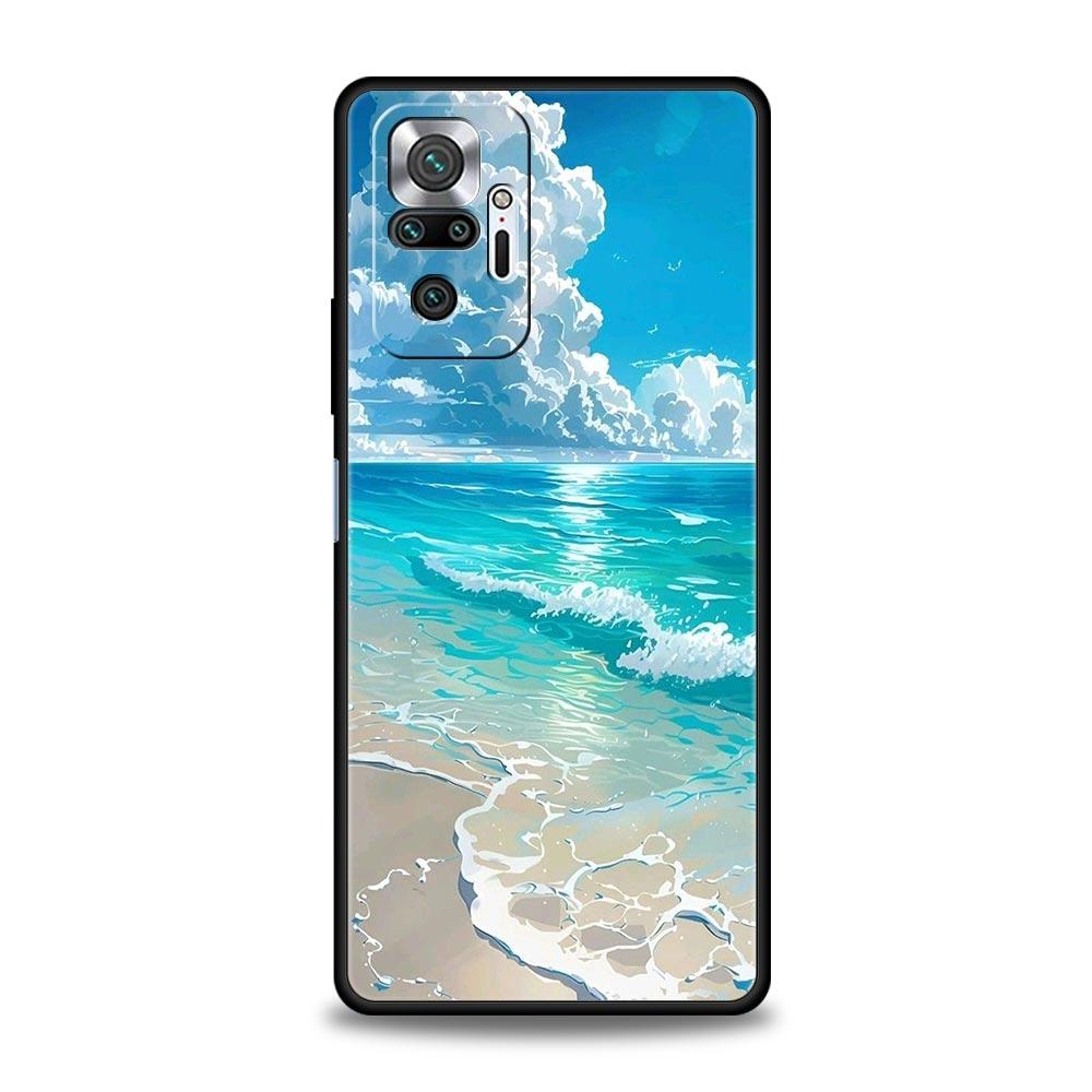 

Чехол для телефона Океанский дельфин для Xiaomi Redmi Note 15 14 13 12 4G 9 10 11 Pro Plus 5G 14C 13C 12C 10C Мягкий чехол из ТПУ Redmi Note 15 5G