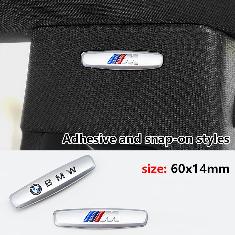 Metal Emblem Seat Stickers Auto Anti-kick Pad Badge For BMW M Logo M2 M3 M4 M5 M6 F48 G01 E84 E83 F39 F10 F30 Accessories
