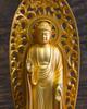 Buddha Statue Shaka Nyorai 15.7cm (gold Plated/24k Gold) Sculptor: Makita Shuun Original Model: "Soto, Rinzai, Tendai" Takaoka Bronzeware