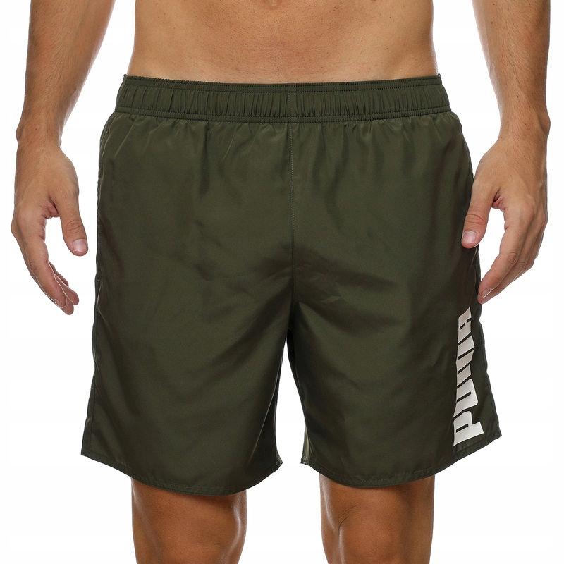 Y7989 Puma Męskie Wiązane Z Logo Szorty Spodenki Mid Shorts L
