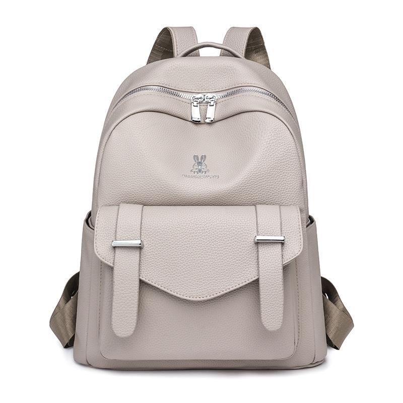 Модный женский рюкзак 2025 – Универсальный, Вместительный, Легкий, Идеальный для путешествий 30*15*33 cm хаки