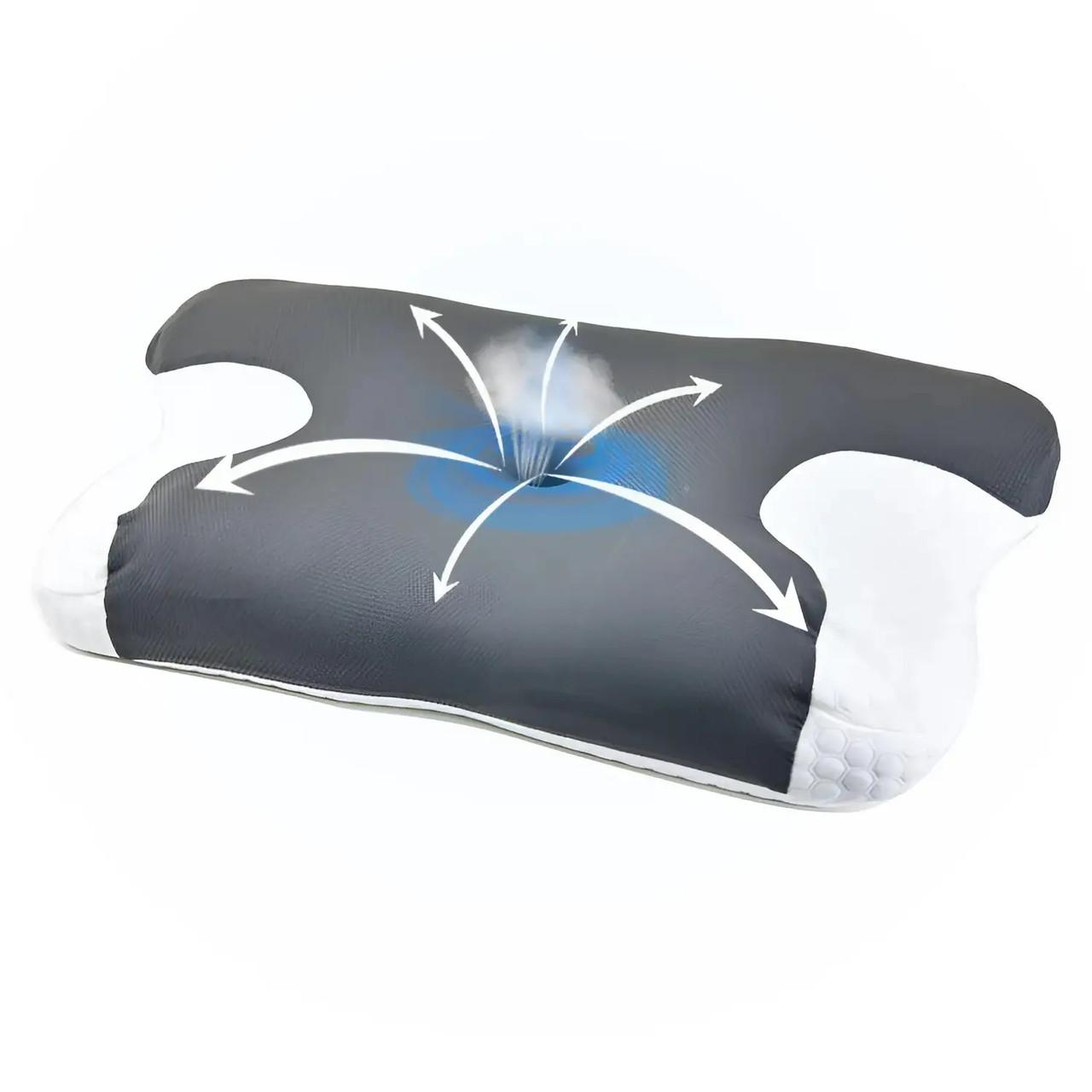

Supretto Anatomical Pillow with Memory Foam Cooling with Arm Rest (9119)