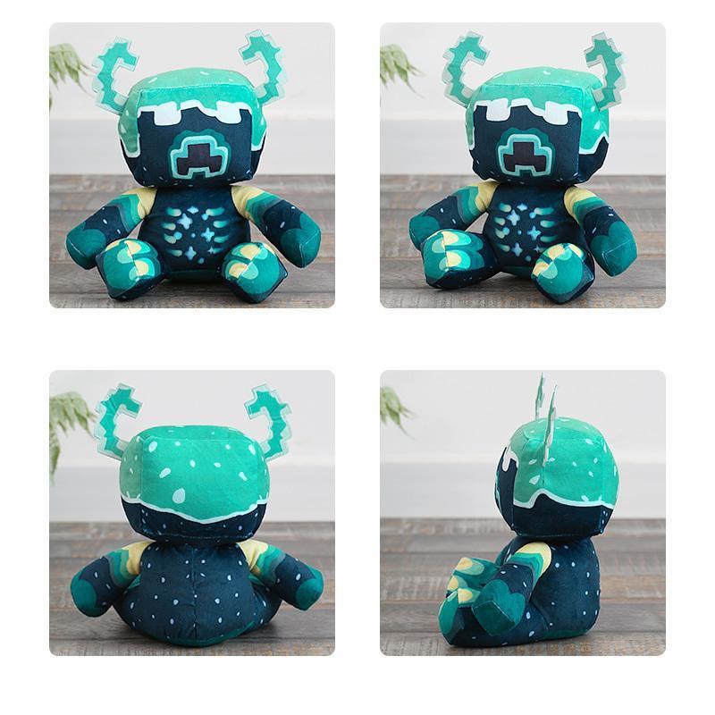 25cm My World Kawaii Plush Toy Warden Doll Crystal Super Soft Anime Plushie Creeper Toys for Children Kids Christmas Gift