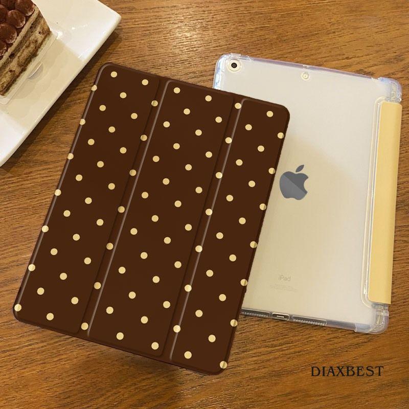 Korea Kleurrijke Polka Dots Tablethoes Voor iPad Pro 11 13 M2 M4 M3 10.2 5e/6e 7/8/9/10/11e Mini 6 7 Air 3 4 5 6 Standaard Cover IPad 5th 6th 9.7in